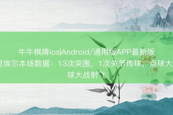 牛牛棋牌ios|Android/通用版APP最新版 加布里埃尔本场数据：13次突围，1次关节传球，点球大战射飞