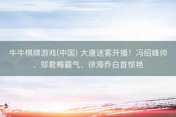 牛牛棋牌游戏(中国) 大唐迷雾开播！冯绍峰帅、邬君梅霸气、徐海乔白首惊艳